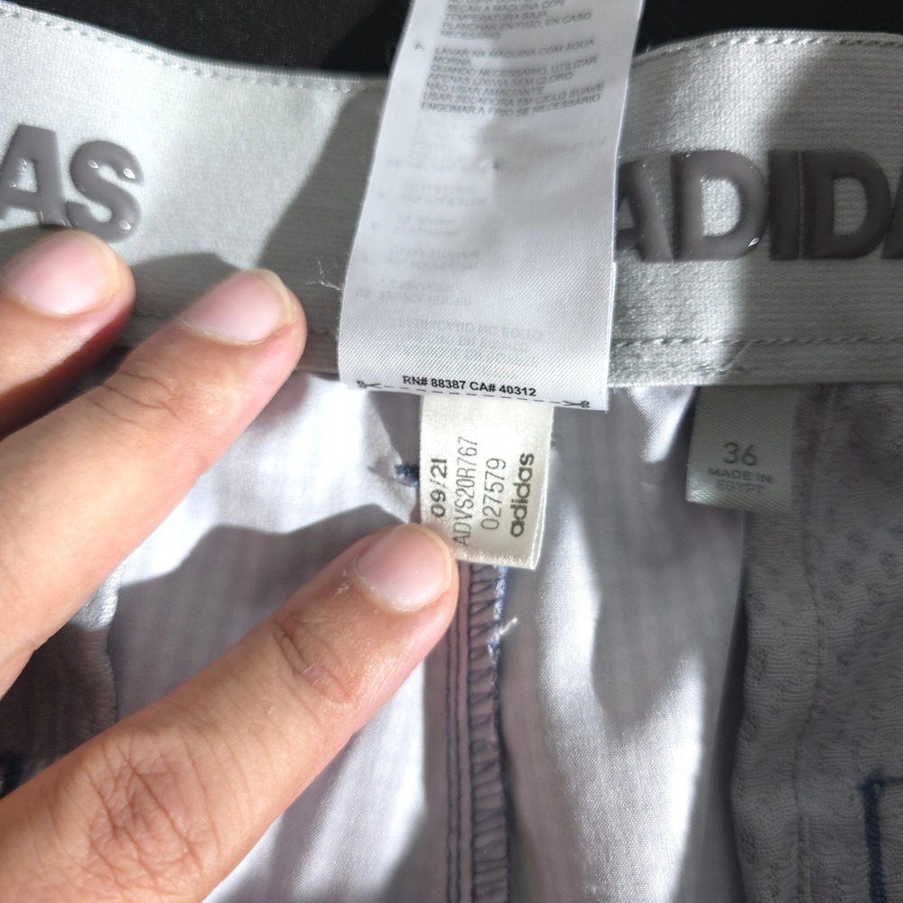 Adidas Golf Shorts Mens Size 36 Gingham Athletic Casual Lightweight Waistband‎ - Picture 13 of 15